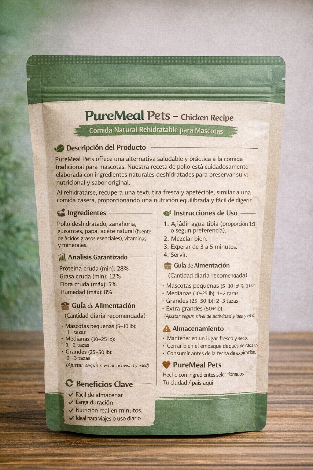 PureMeal Pets – Chicken Vital Blend