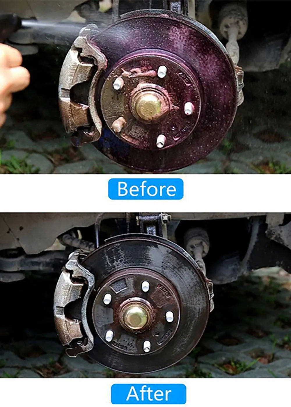 HGKJ Car Paint & Wheel Iron Particles Powder Cleaning Super Rust Dust Remover Spray Metal Surface Defender Auto Rim Cleaner